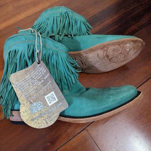 Caborca Group Liberty-Black Western Booties, size 8